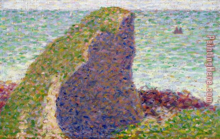 Georges Pierre Seurat Study for Le Bec du Hoc